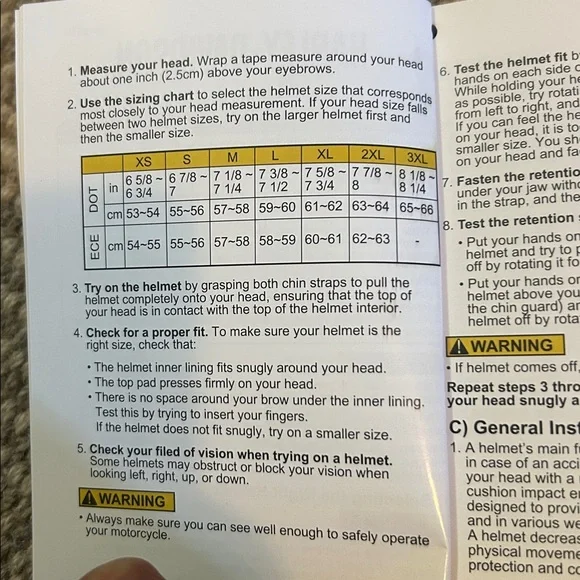 New Harley Davidson HD-X04 Helmet, Pilot 3-in-1, Matte Black, Size Medium - Picture 9 of 9